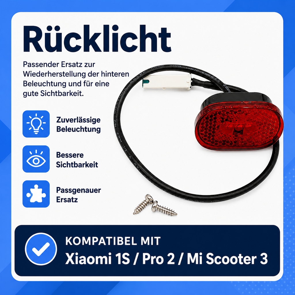 Rücklicht Xiaomi 1S / Pro 2 / Mi 3