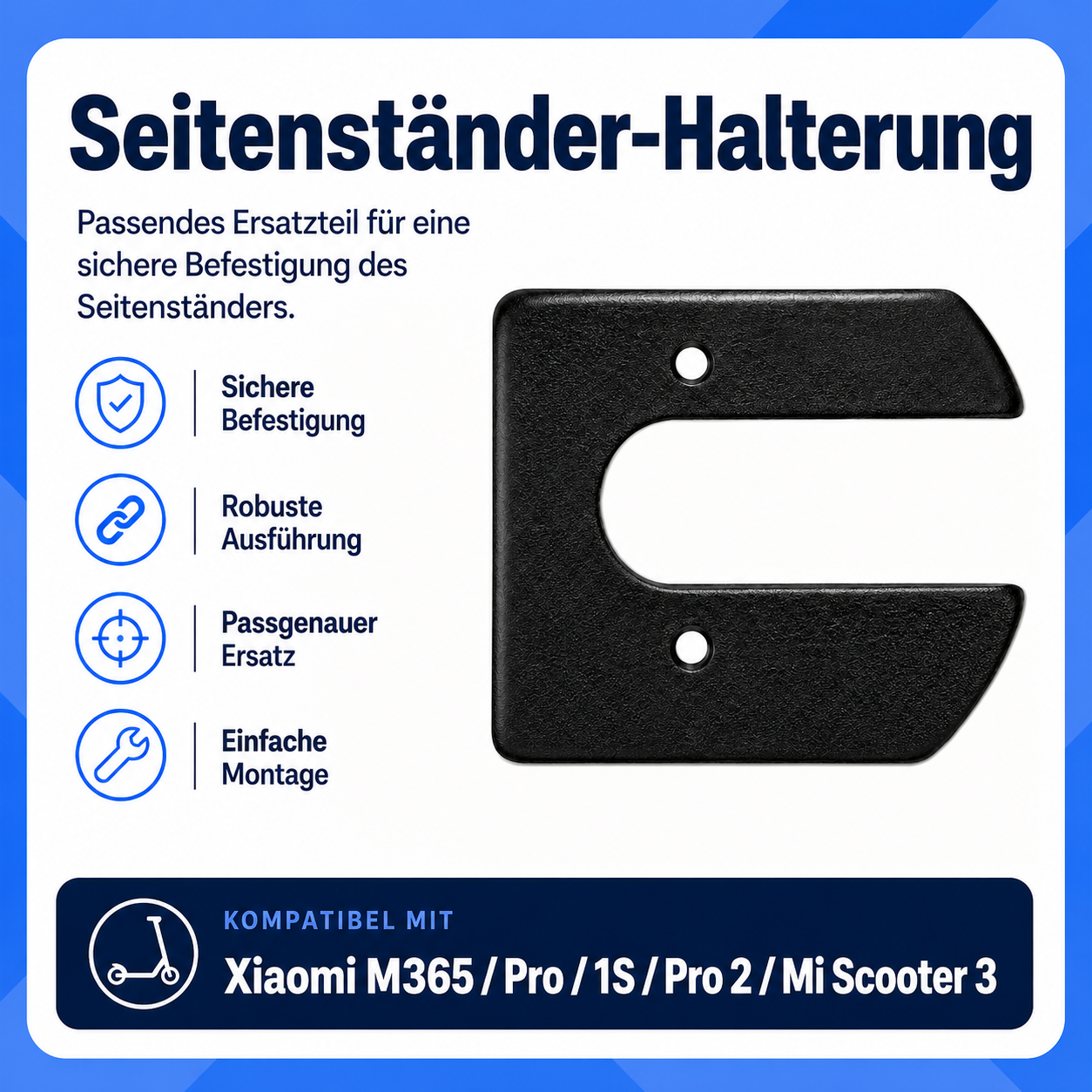 Hinterradhalterung Xiaomi M365 / M365 Pro / 1S / Pro 2