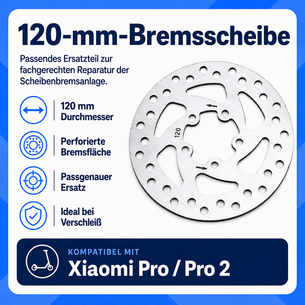 120-mm-Bremsscheibe für Xiaomi M365 Pro / Pro 2