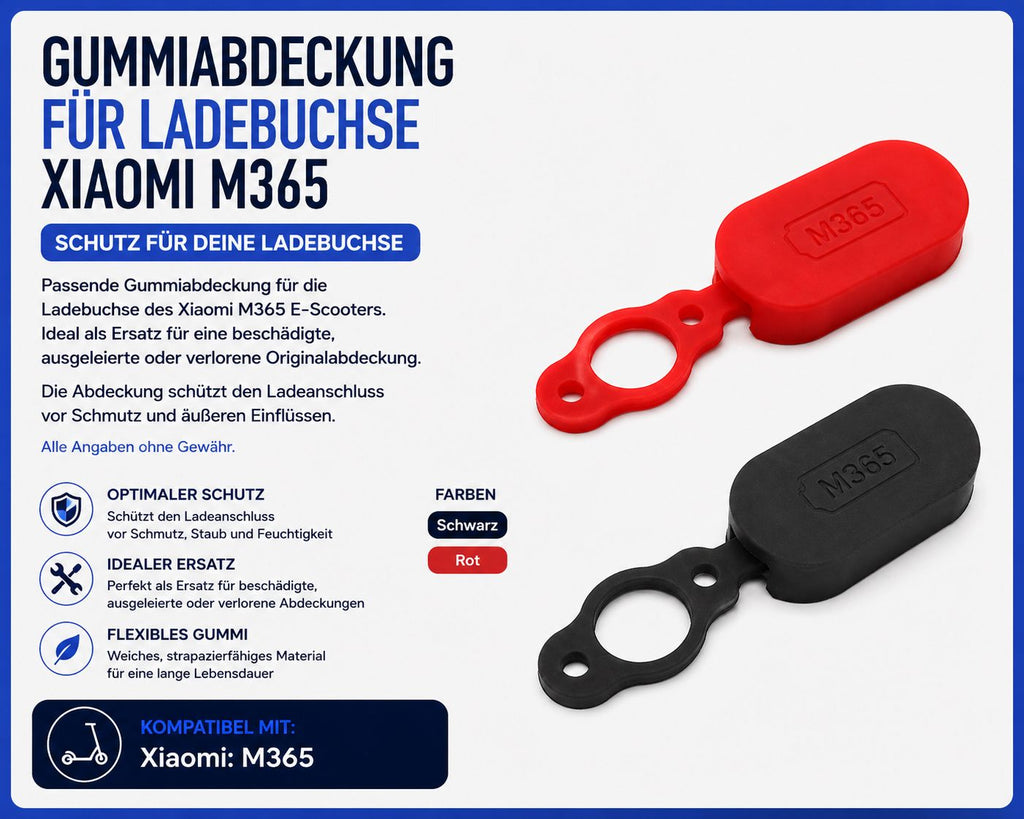 Gummiabdeckung für Ladebuchse für Xiaomi M365