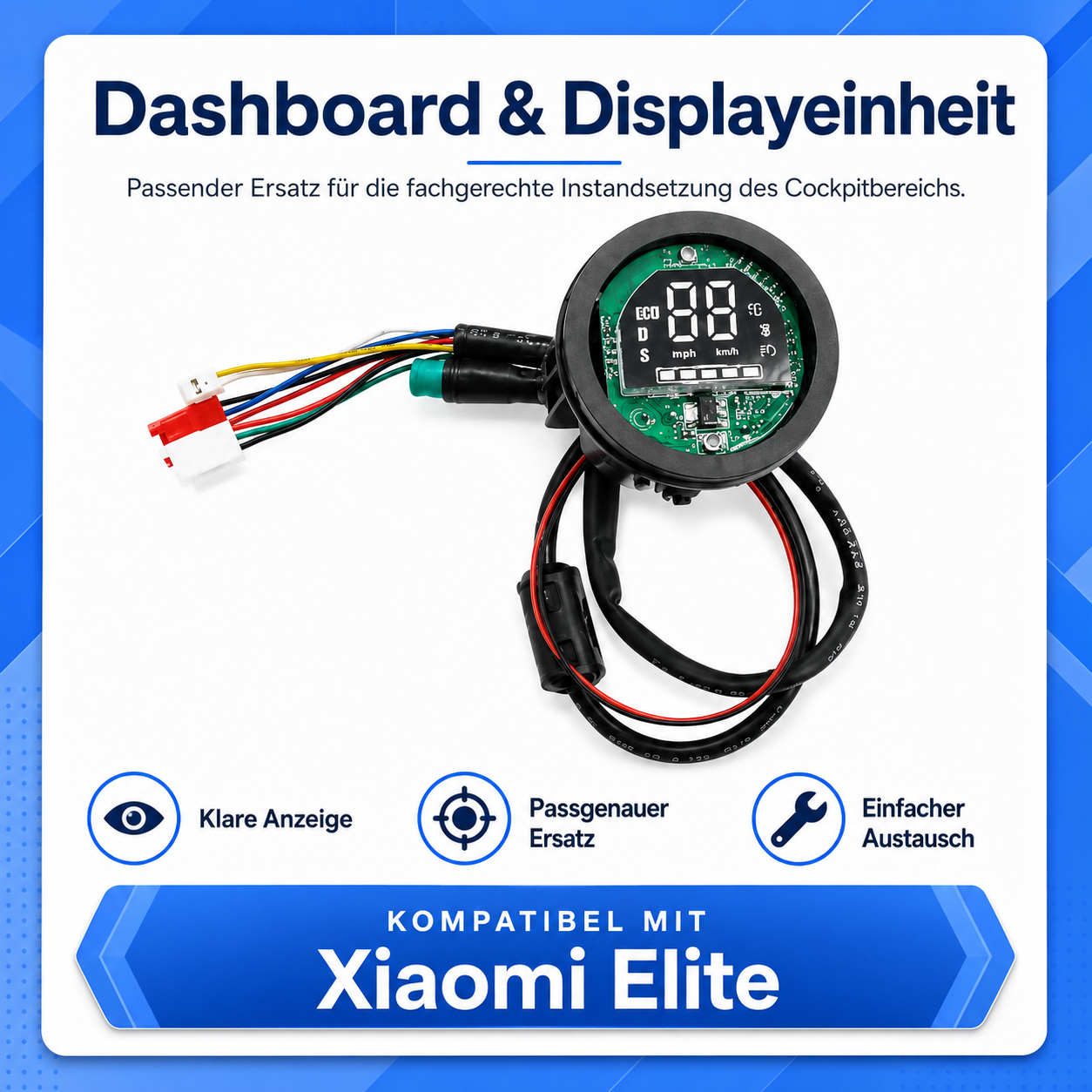 Dashboard / Displayeinheit Xiaomi Elite