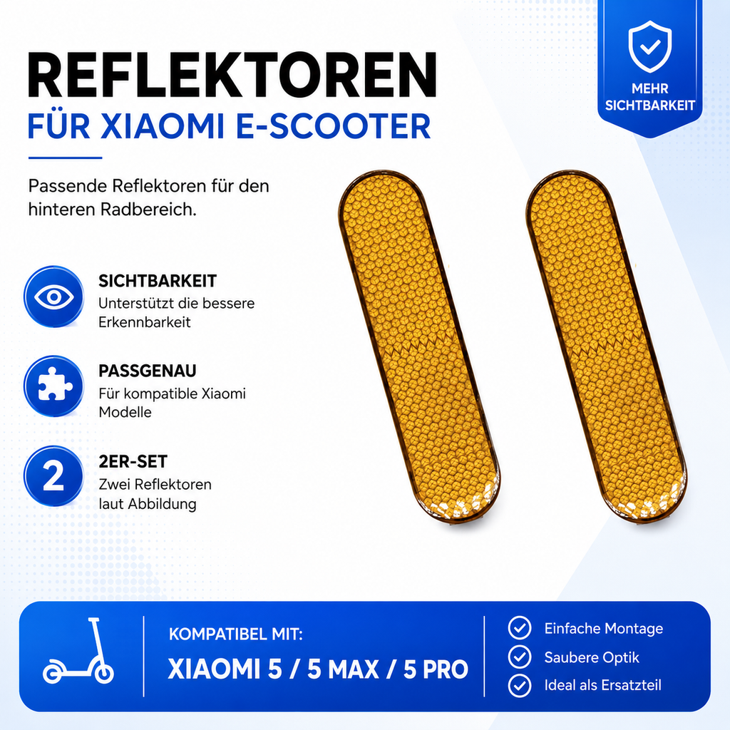 Reflektoren für Xiaomi 5 / 5 Max / 5 Pro