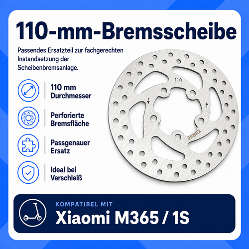 110-mm-Bremsscheibe für Xiaomi M365 / 1S