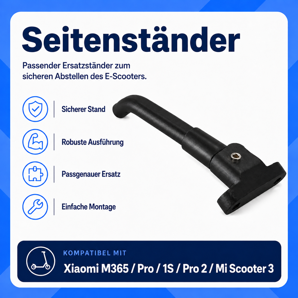 Seitenständer für Xiaomi M365 / Pro / 1S / Pro 2 / Mi 3