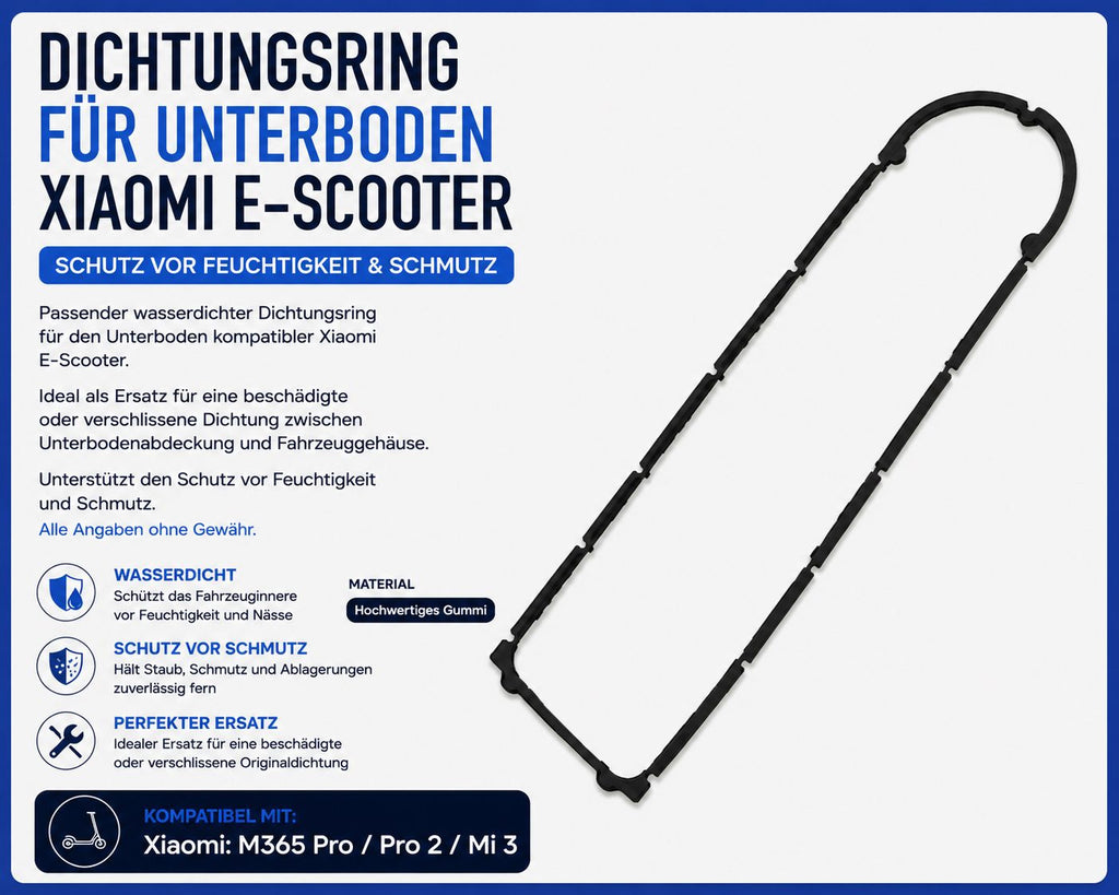 Unterboden-Dichtungsring für Xiaomi M365 Pro / Pro 2 / Mi 3