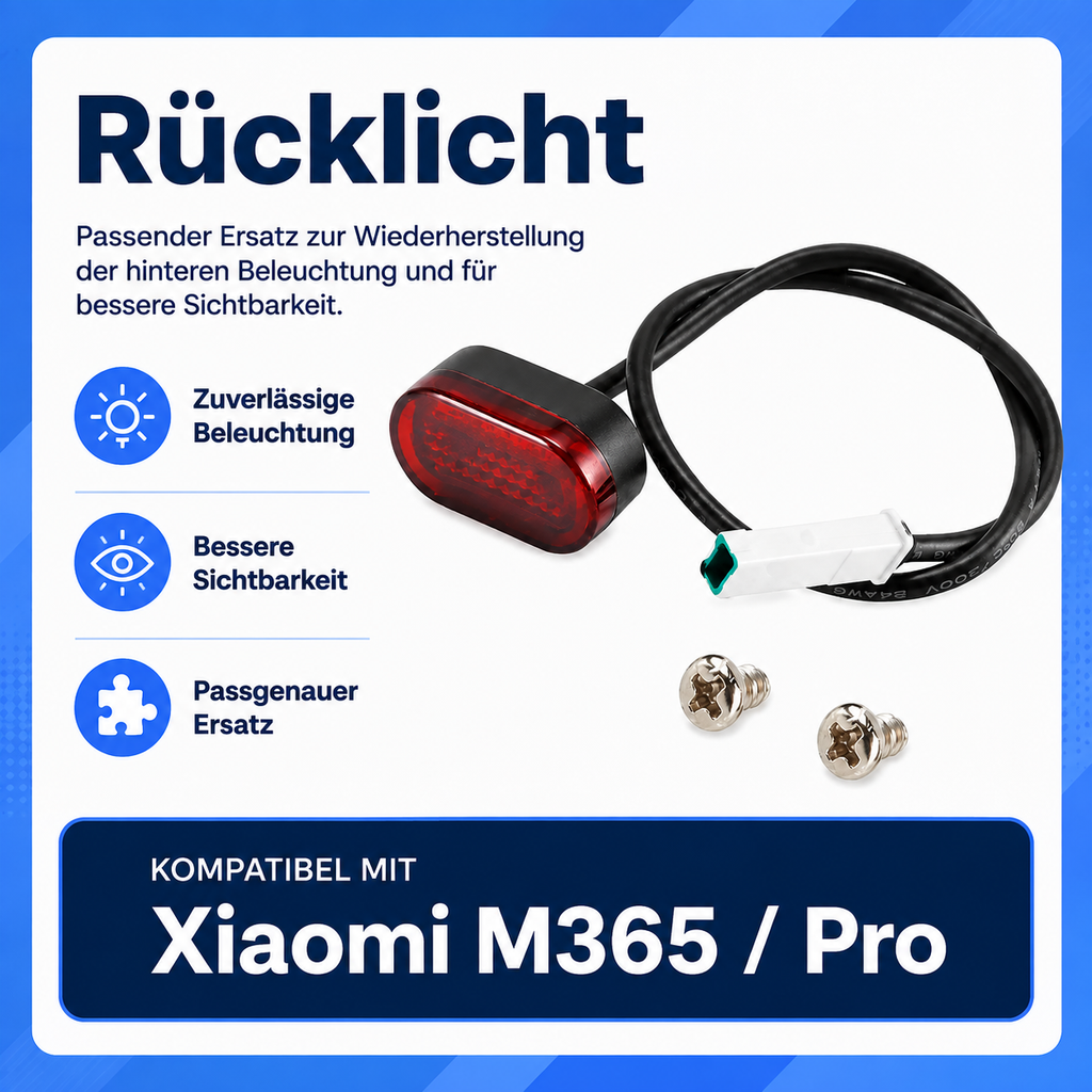 Rücklicht für Xiaomi M365 / Pro