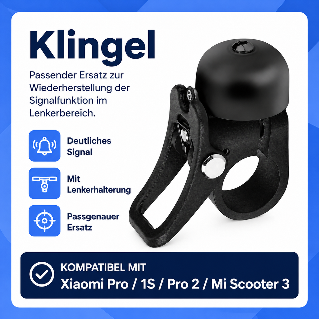 Klingel Xiaomi Pro 1S Pro 2 Mi 3 – Infografik Kompatibilität