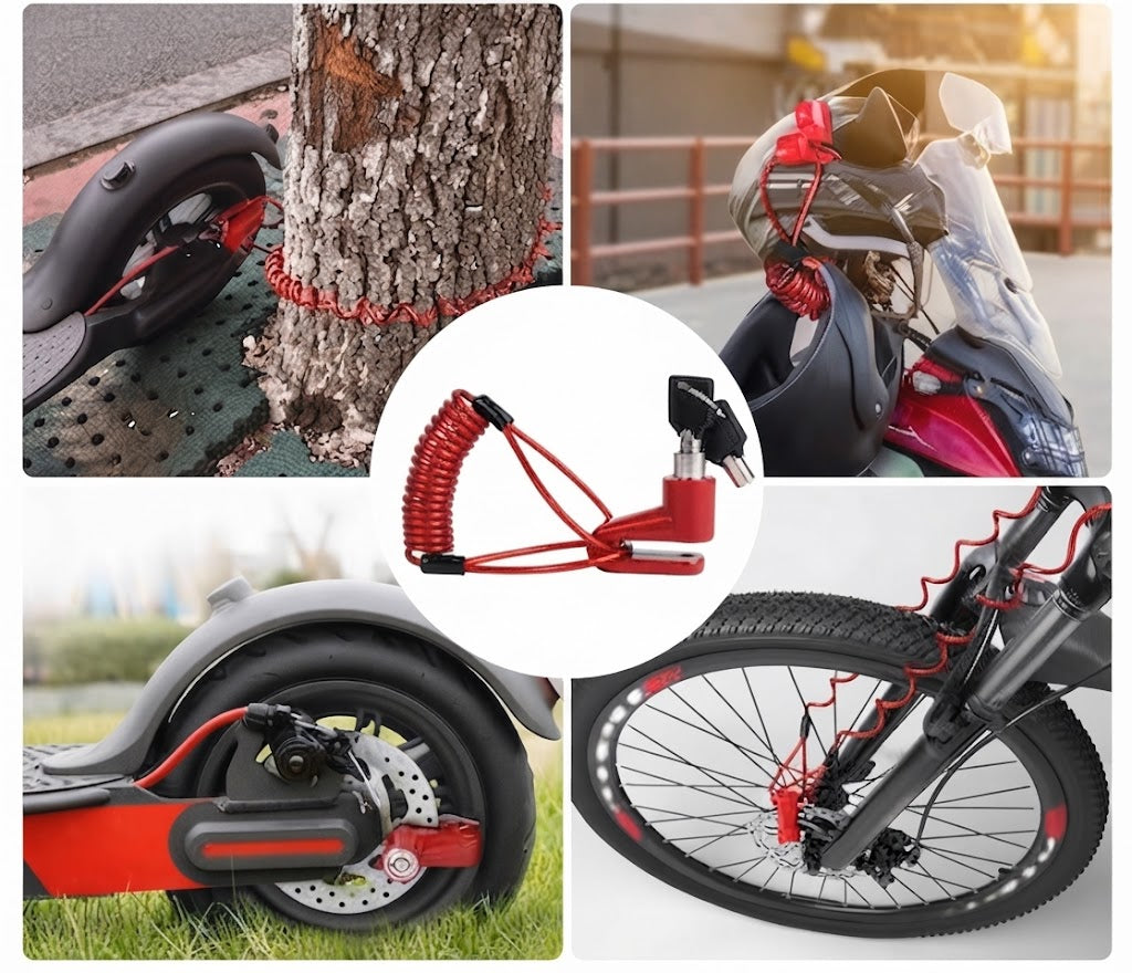 Bremsscheiben-Schloss für E-Scooter