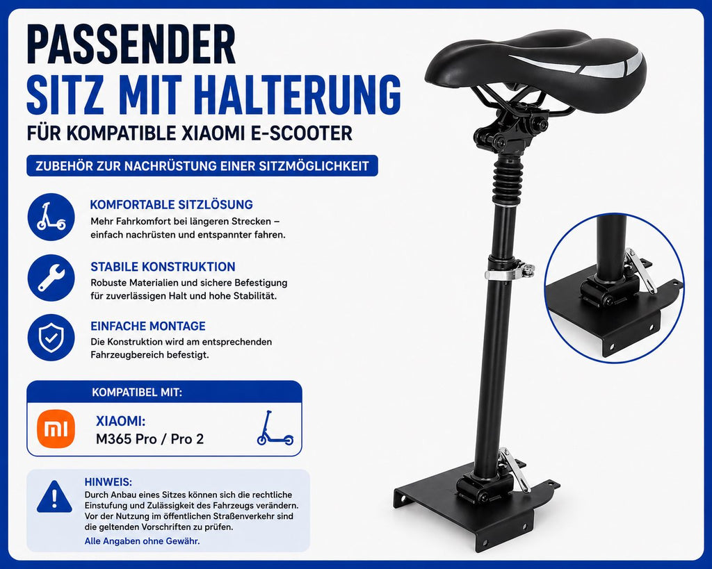 Sitz für Xiaomi M365 Pro / Pro 2