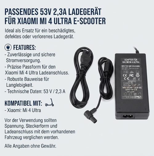 53V 2,3A Ladegerät für Xiaomi Mi 4 Ultra