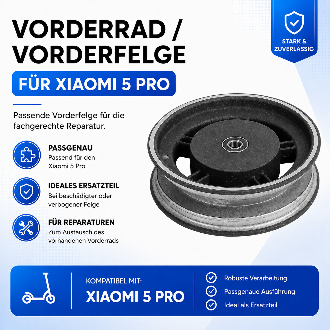 Vorderfelge für Xiaomi 5 Pro