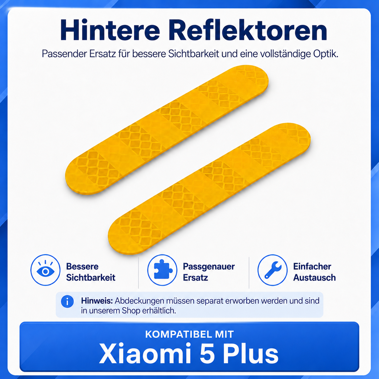 Hintere Reflektoren für Xiaomi 5 Plus