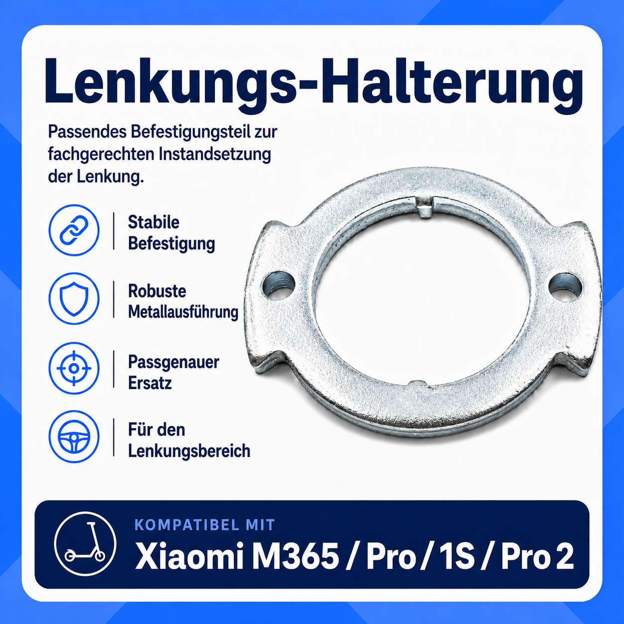 Lenkungs-Halterung / Befestigungsring Xiaomi M365 / M365 Pro / 1S / Pro 2