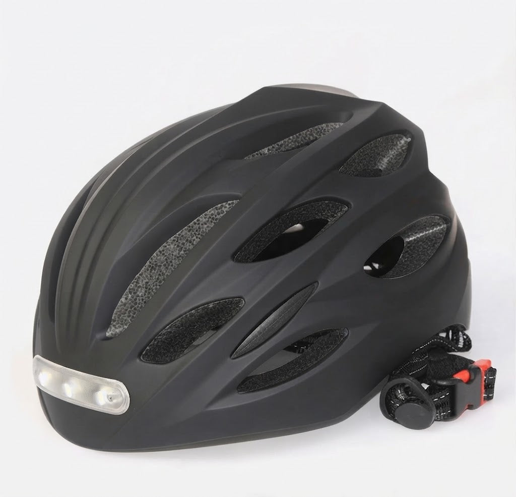 Fahrradhelm mit integrierter LED-Beleuchtung & Rücklicht – Sicherheit für City, E-Scooter & Bike