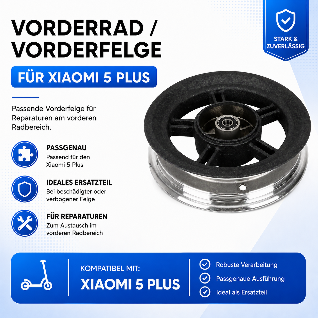 Vorderfelge für Xiaomi 5 Plus