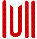 Roter Deko-Reflektor für Vorderrad für Xiaomi M365 / M365 Pro