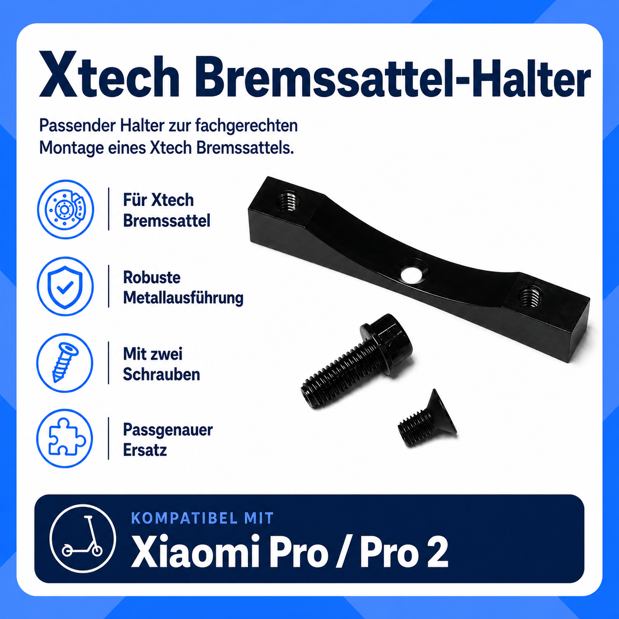 Halter für Xtech Bremssattel für Xiaomi M365 Pro / Pro 2