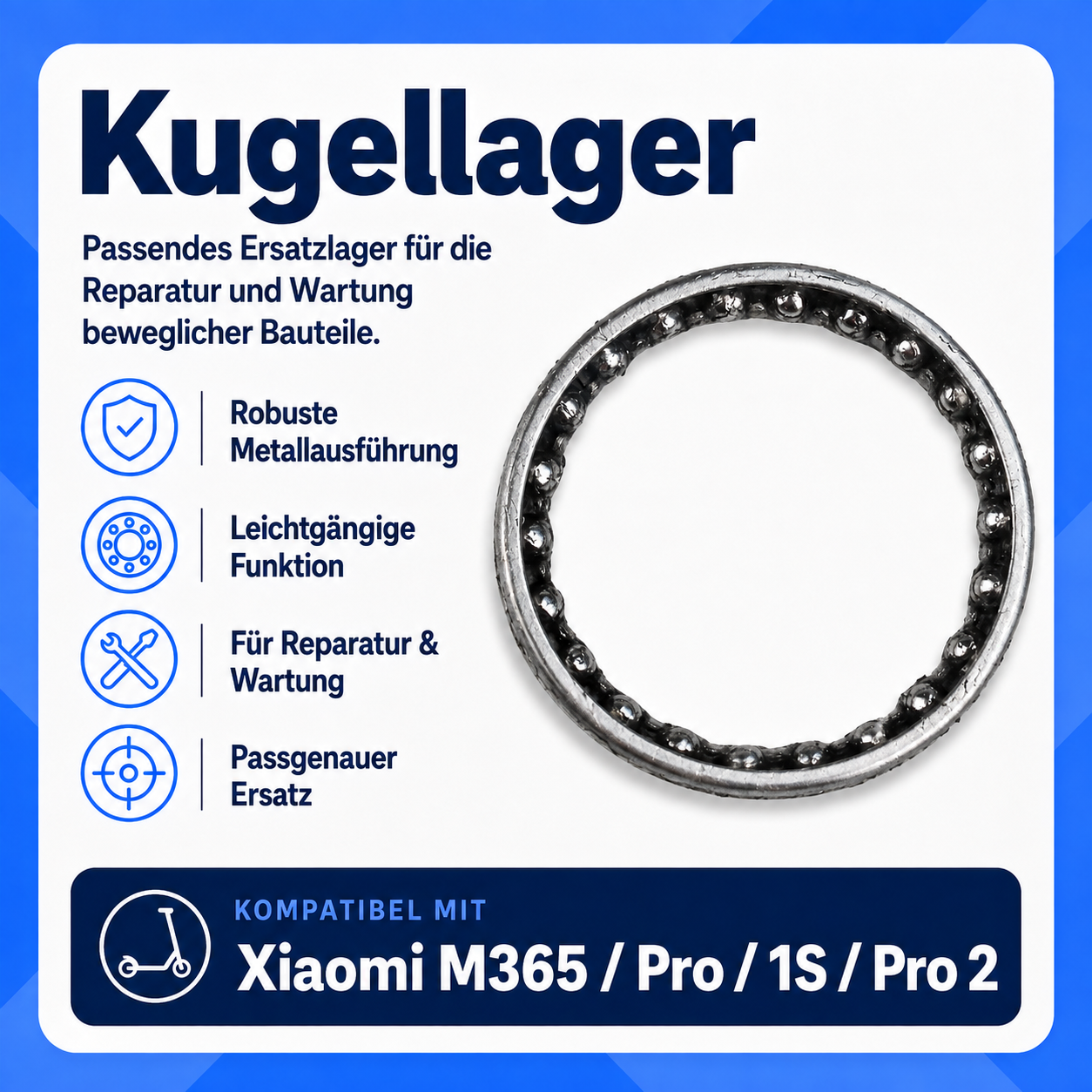 Kugellager für Xiaomi M365 / M365 Pro / 1S / Pro 2