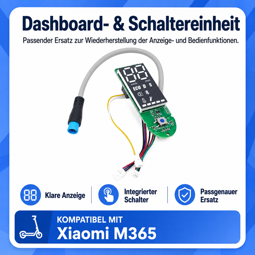Ersatz-Dashboard / Schaltereinheit für Xiaomi M365