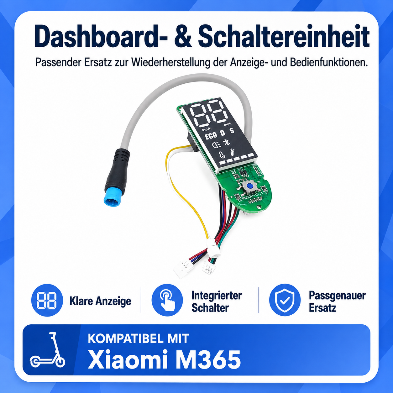 Ersatz-Dashboard / Schaltereinheit für Xiaomi M365