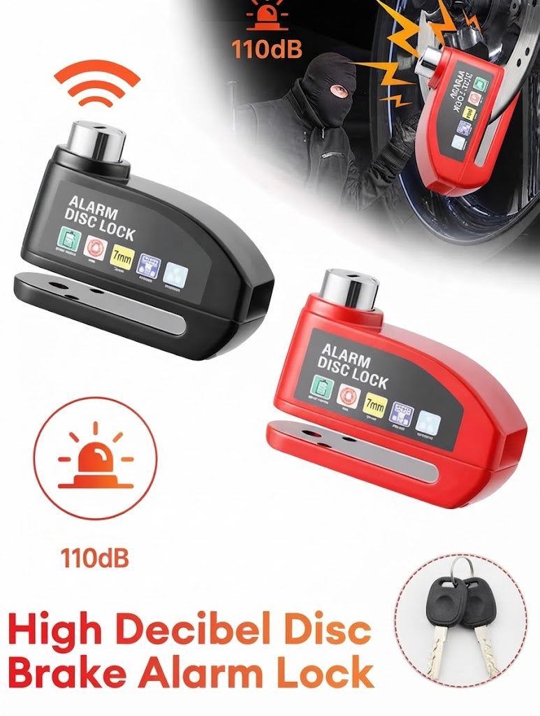 Alarm-Bremsscheibenschloss – für E-Scooter