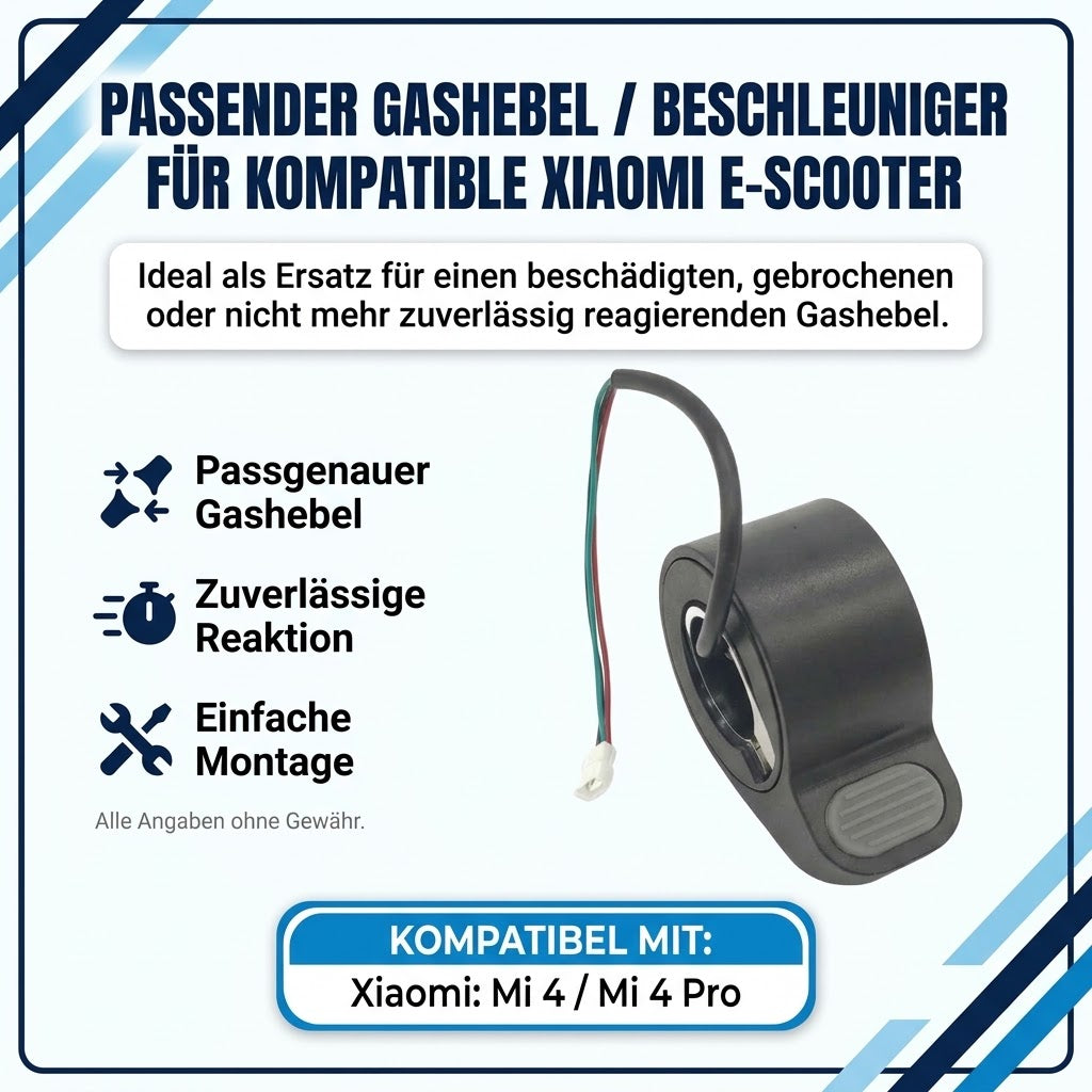 Gashebel / Beschleuniger für Xiaomi Mi 4 / Mi 4 Pro