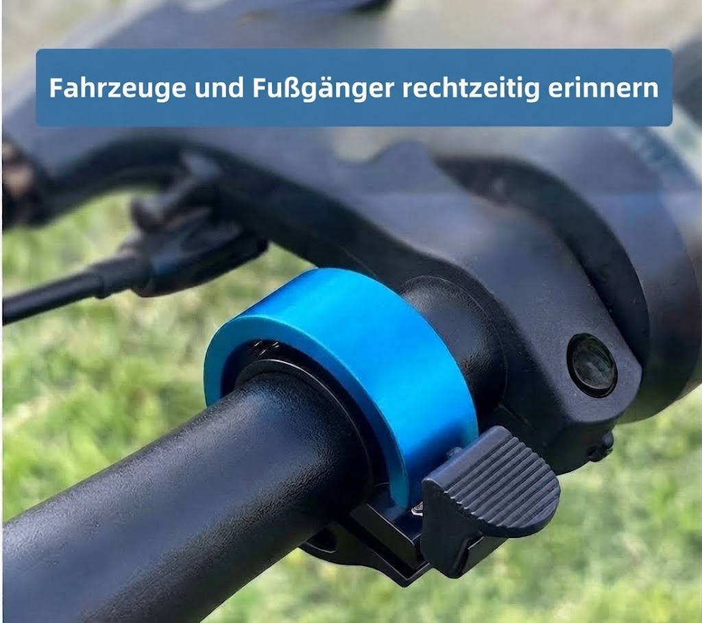 Kompakte Aluminium-Fahrradklingel