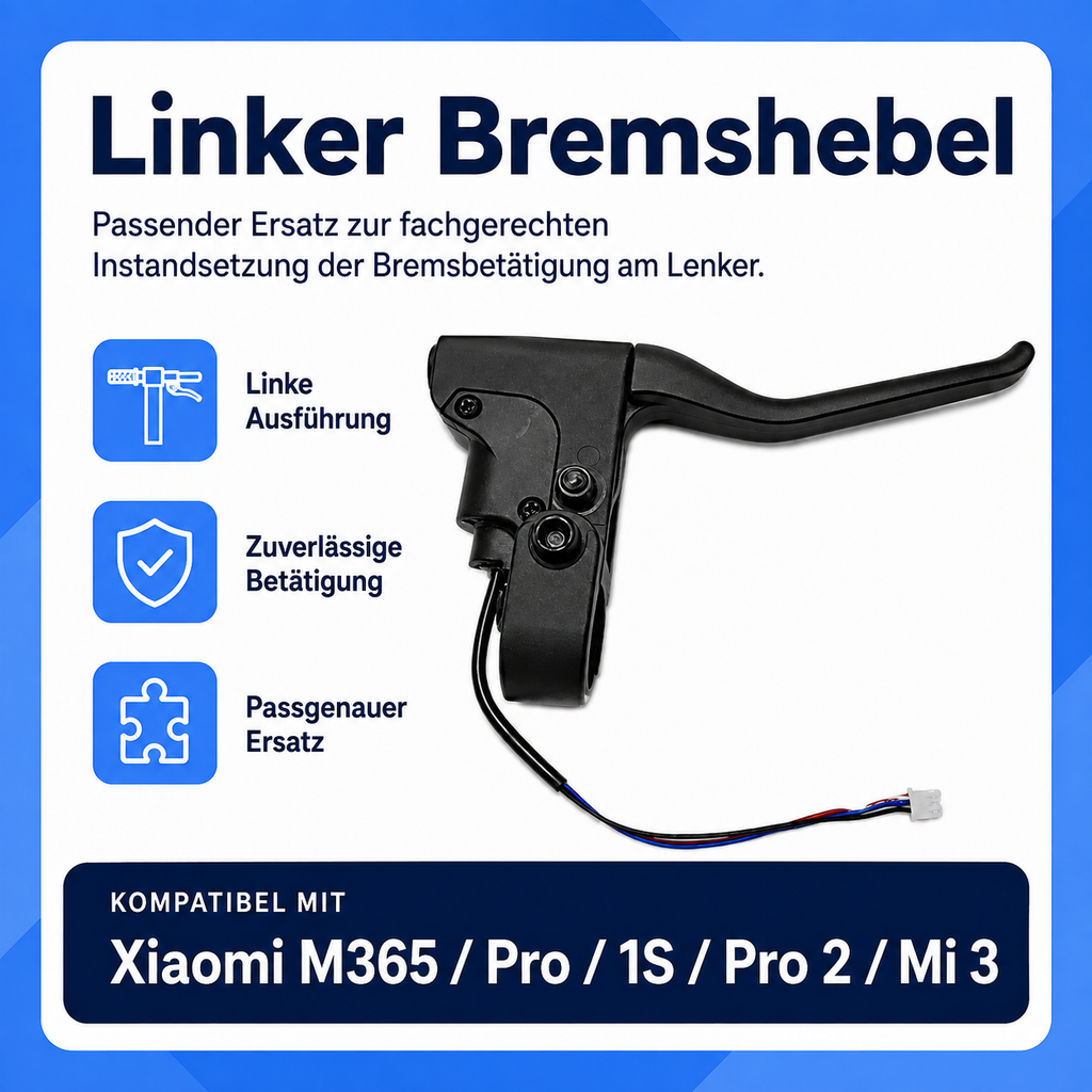 Linker Bremshebel Xiaomi M365 / Pro / 1S / Pro 2 / Mi 3