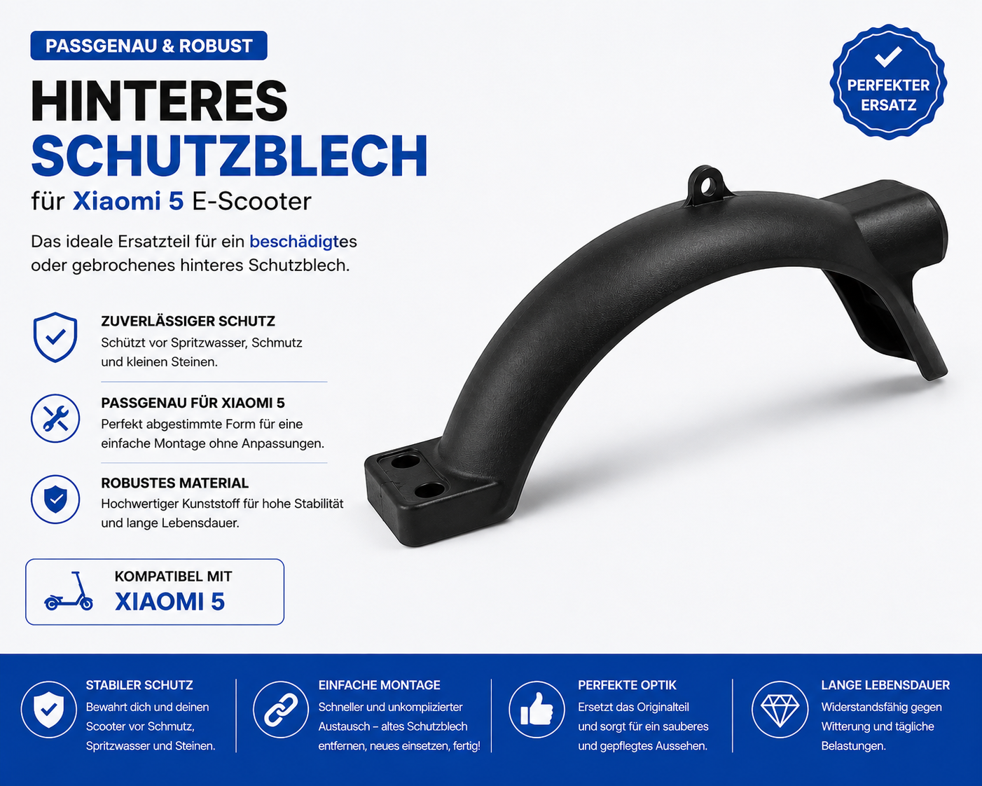 Hinteres Schutzblech Xiaomi Mi 5 Infobild