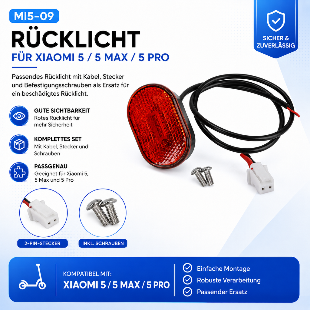 Rücklicht Xiaomi Mi 5 Infobild