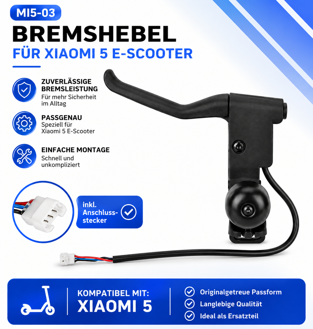 Bremshebel mit Klingel Xiaomi Mi 5 Infobild