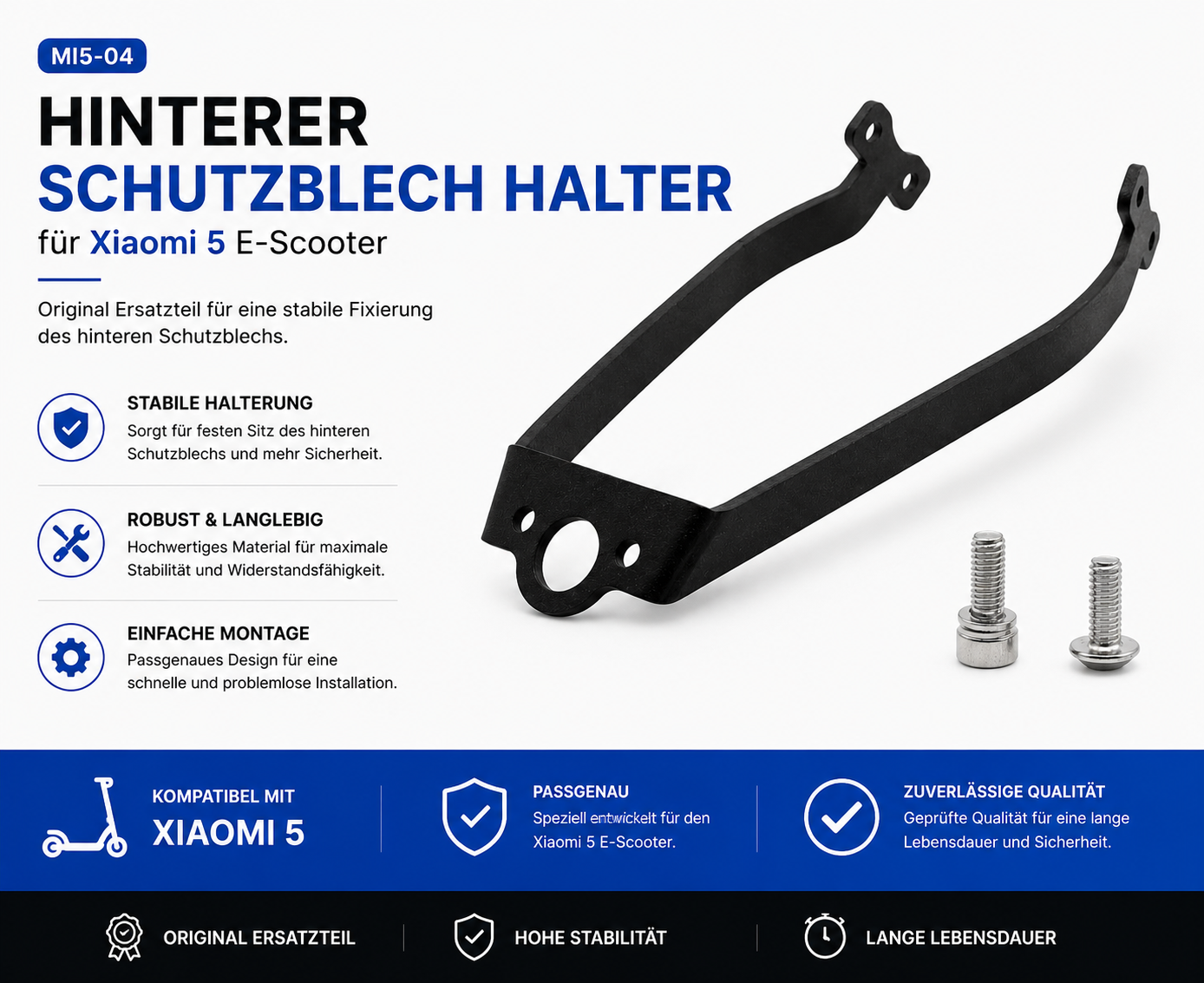 Hinterer Schutzblech Halter Xiaomi Mi 5 Infobild