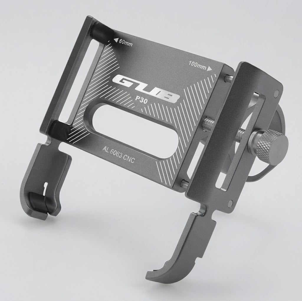 Massive Smartphone-Halterung GUB P30 – Robuster Aluminium-Halt für E-Scooter & Bikes