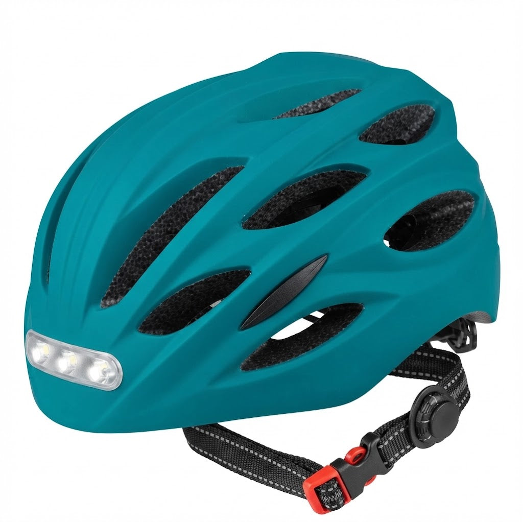 Fahrradhelm mit integrierter LED-Beleuchtung & Rücklicht – Sicherheit für City, E-Scooter & Bike